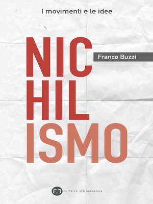 cover image of Nichilismo